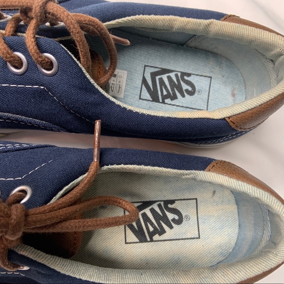Vans women 9 men 7.5 Off The Wall Blue lace up - Picture 6 of 6
